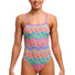 Funkita Ladies Jig Jag Single Strength One Piece Swimsuit - Multi