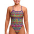 Funkita Ladies Packed Up Twisted One Piece Swimsuit - Multi