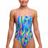 Funkita Ladies Pillared Tie Me Tight One Piece Swimsuit - Multi