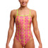 Funkita Ladies Poison Pink Single Strap One Piece Swimsuit - Pink/Multi