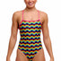 Funkita Ladies Rainbowie Strapped In One Piece Swimsuit - Multi