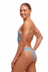 Funkita Ladies Ship Shape Strapped In One Piece Swimsuit - Multi | Allens Of Kingsbury