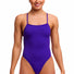 Funkita Ladies Still Purple Single Strength One Piece Swimsuit - Purple
