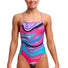 Funkita Ladies Sweetest Swirl Single Strength One Piece Swimsuit - Multi
