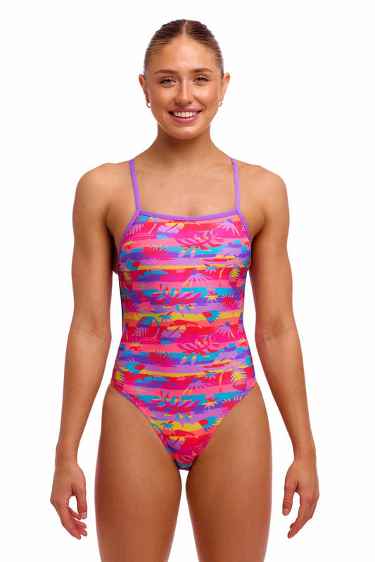Funkita Ladies Leave In Single Strength One Piece Swimsuit - Multi | Allens Of Kingsbury 801