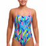 Funkita Ladies Pillared Single Strap One Piece Swimsuit - Multi