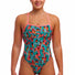 Funkita Ladies Swan See Swan Strapped In One Piece Swimsuit - Multi