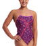 Funkita Ladies Walk Together Strapped In One Piece Swimsuit - Pink/Multi