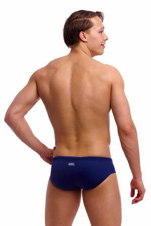Funky Trunks Mens Still Ocean Classic Brief - Navy | Allens Of Kingsbury