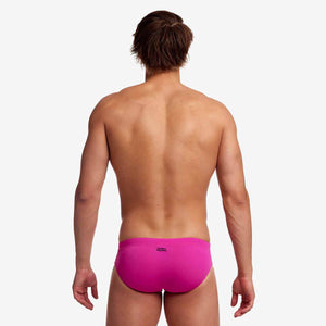 Funky Trunks Mens Still Pink Classic Brief - Pink | Allens Of Kingsbury