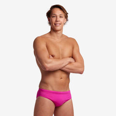 Funky Trunks Mens Still Pink Classic Brief - Pink | Allens Of Kingsbury