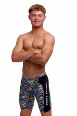 Funky Trunks Boys Bits Of Peace Training Jammers - Multi | Allens Of Kingsbury