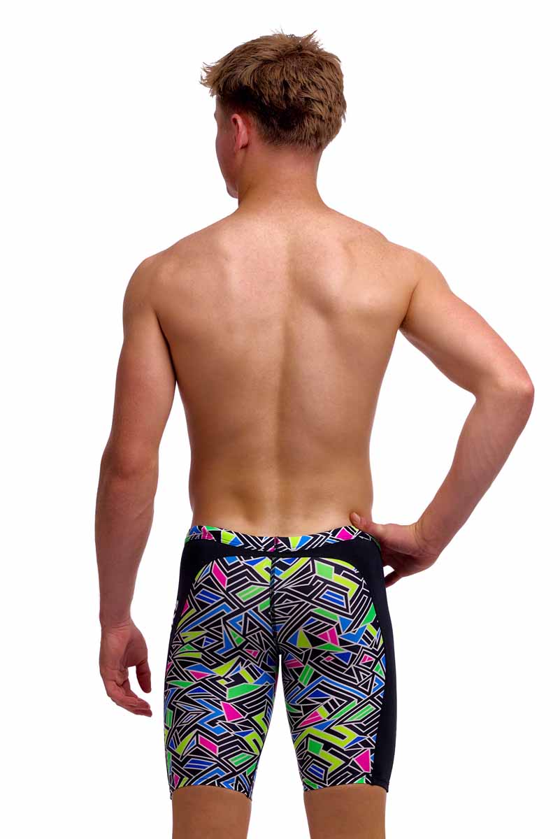 Funky Trunks Boys Bits Of Peace Training Jammers - Multi | Allens Of Kingsbury