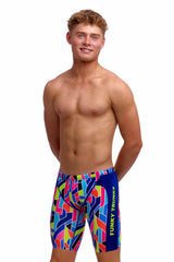 Funky Trunks Boys Fault Lines Training Jammers - Multi | Allens Of Kingsbury