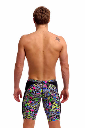 Funky Trunks Mens Bits Of Peace Training Jammer - Multi | Allens Of Kingsbury