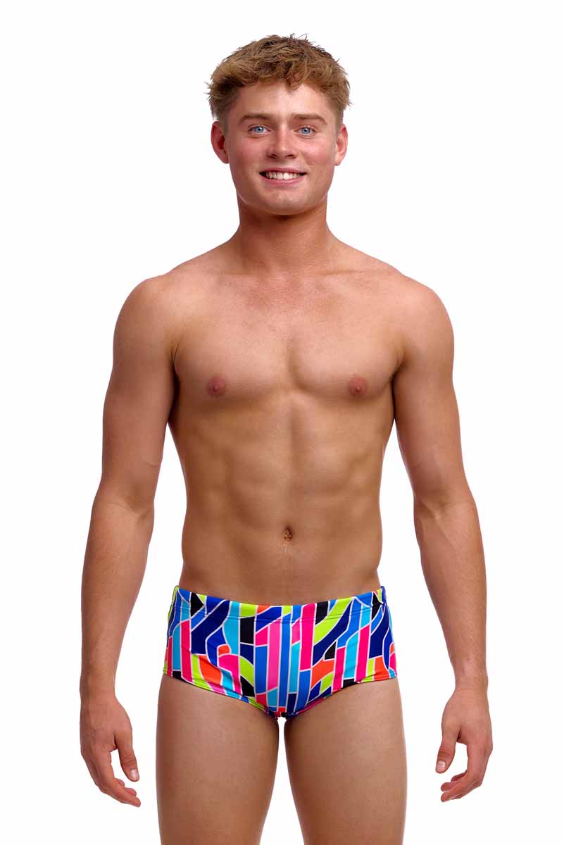 Funky Trunks Boys Fault Lines Sidewinder Trunks - Multi | Allens Of Kingsbury