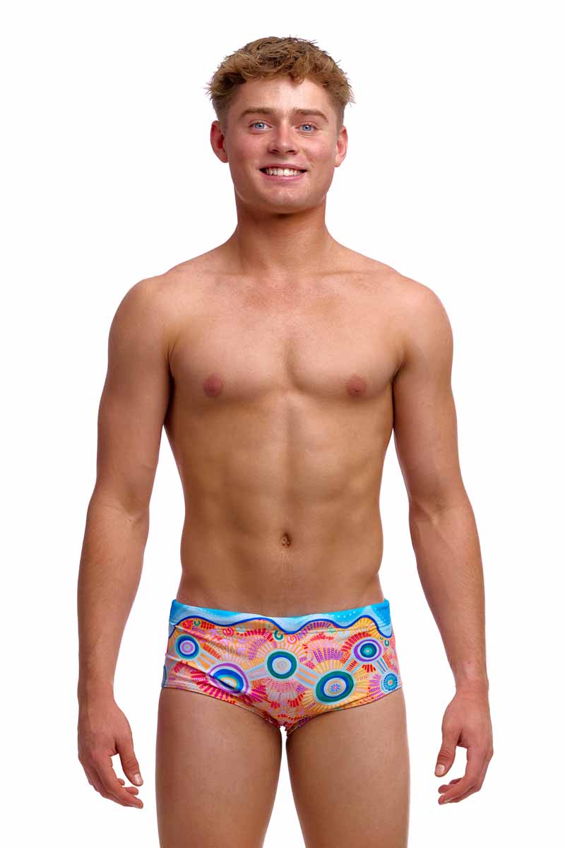 Funky Trunks Boys Kulin Colour Sidewinder Trunks - Multi | Allens Of Kingsbury