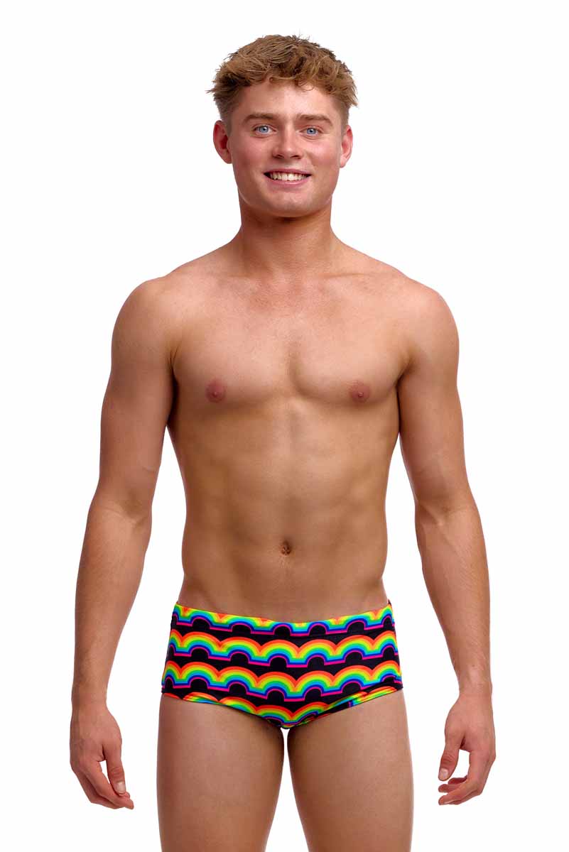 Funky Trunks Boys Rainbowie Sidewinder Trunks - Multi | Allens Of Kingsbury