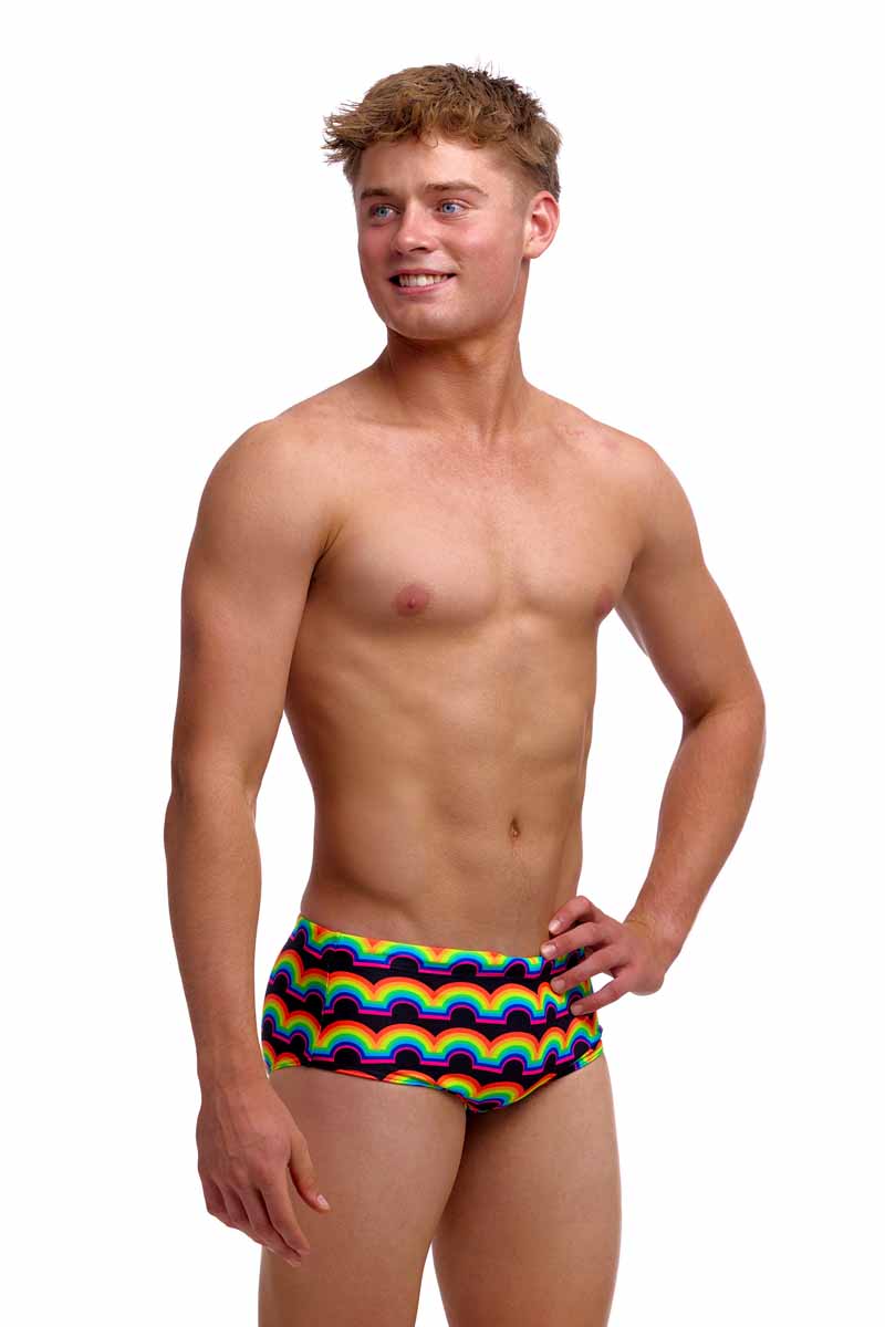Funky Trunks Boys Rainbowie Sidewinder Trunks - Multi | Allens Of Kingsbury