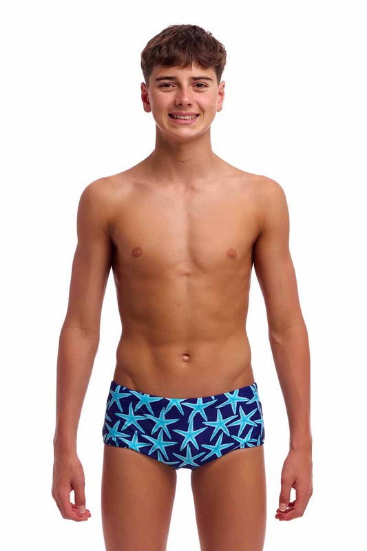 Funky Trunks Boys See Stars Sidewinder Trunks - Navy/Blue | Allens Of Kingsbury 800