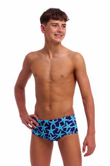 Funky Trunks Boys See Stars Sidewinder Trunks - Navy/Blue | Allens Of Kingsbury