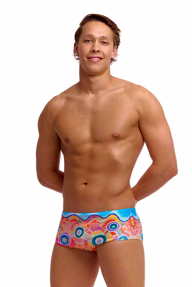 Funky Trunks Mens Kulin Colour Sidewinder Trunk - Multi | Allens Of Kingsbury