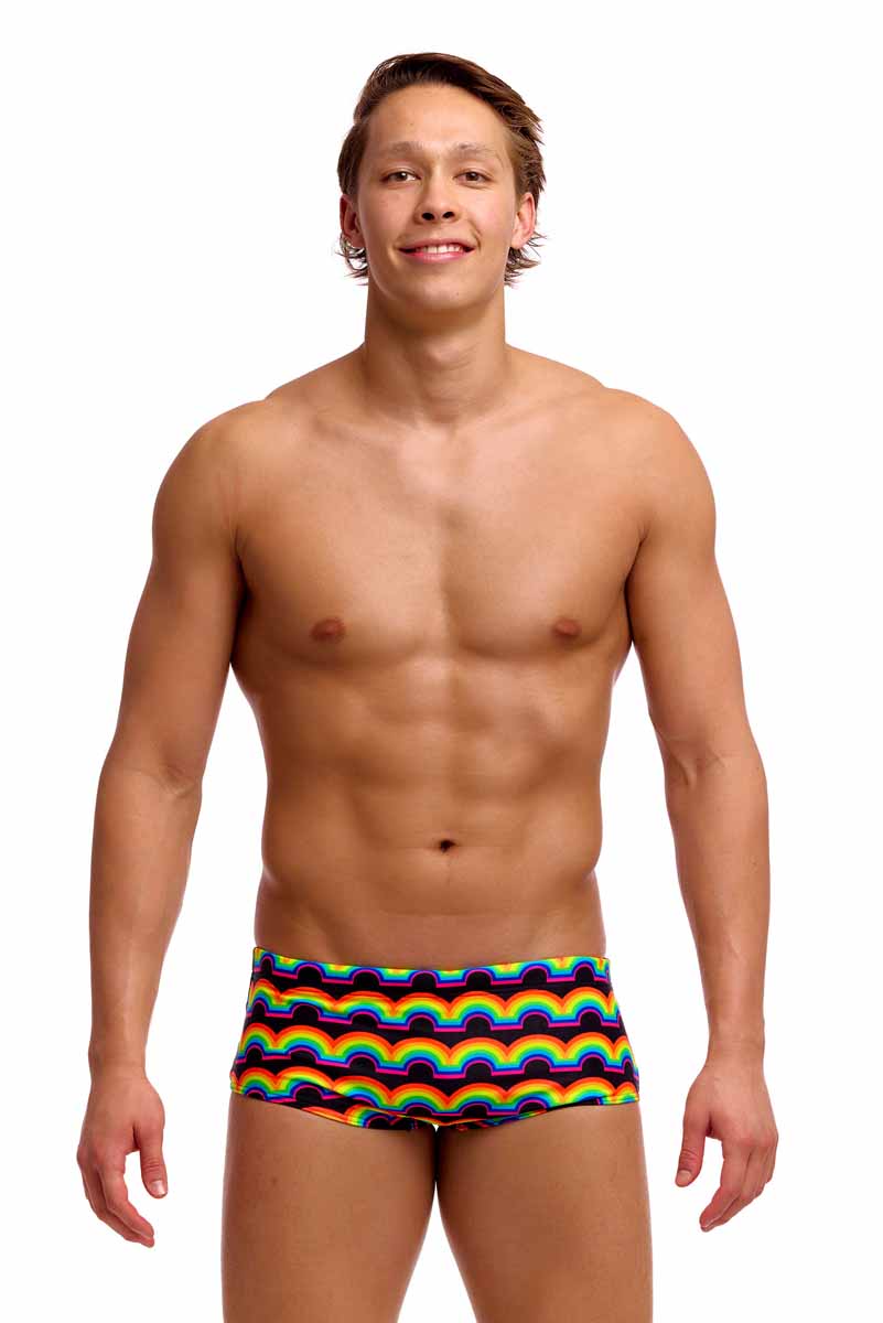 Funky Trunks Mens Rainbowie Sidewinder Trunk - Multi | Allens Of Kingsbury