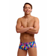 Funky Trunks Mens Fault Lines Classic Trunk - Multi | Allens Of Kingsbury