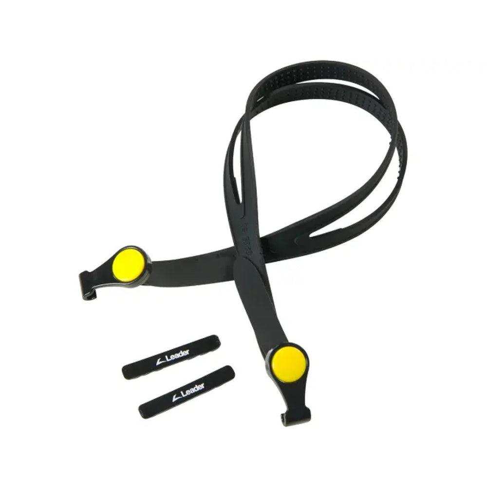 Hilco Vantage Junior Swim Goggle Headstrap & Nose Bridge Set - Black/Yellow | Allens Of Kingsbury