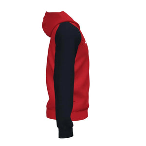 Joma Mens Academy IV Hoodie Jacket - Red/Black | Allens Of Kingsbury