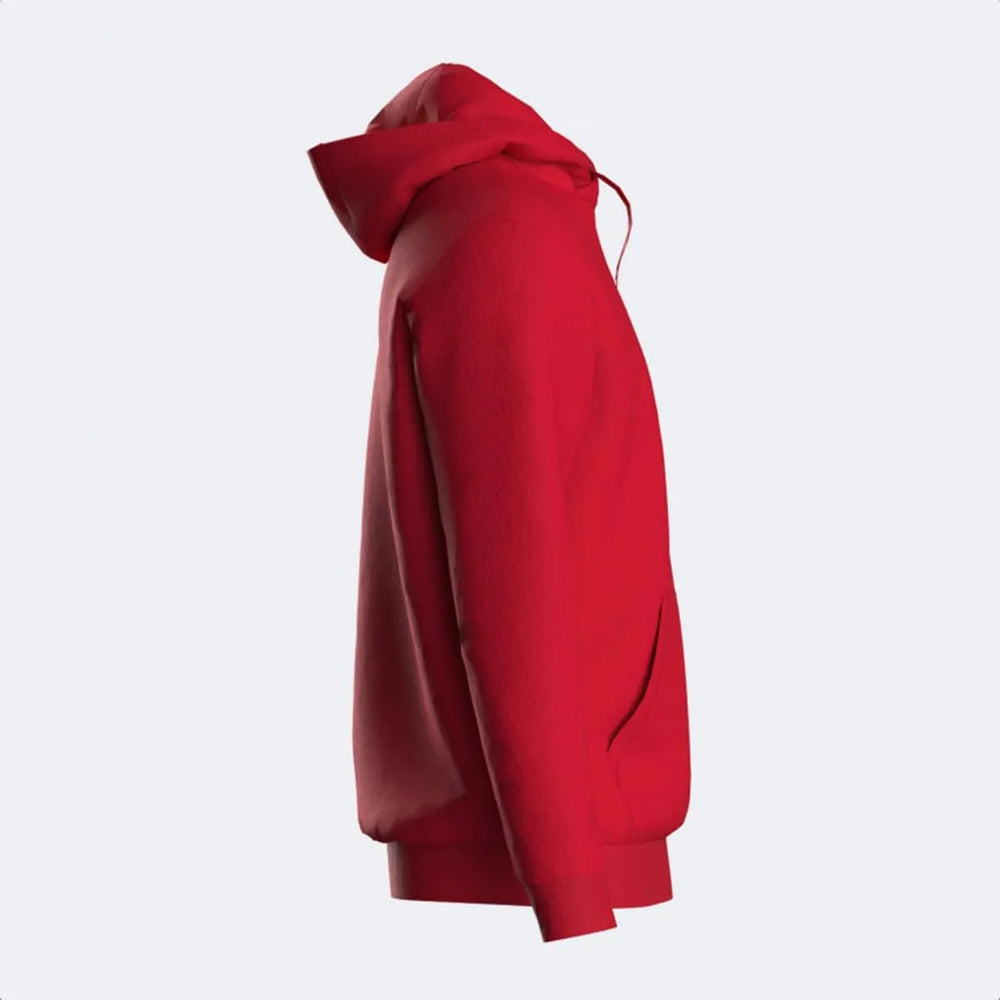 Red Joma men's Combi hooded sweatshirt, a casual jacket with a hood, displayed on a plain background.