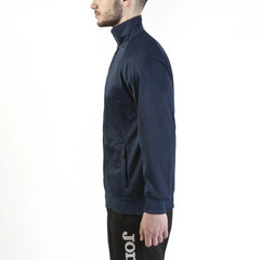 Navy Joma men's Gala jacket with front zipper and ribbed cuffs, stylish jacket suitable for casual wear.