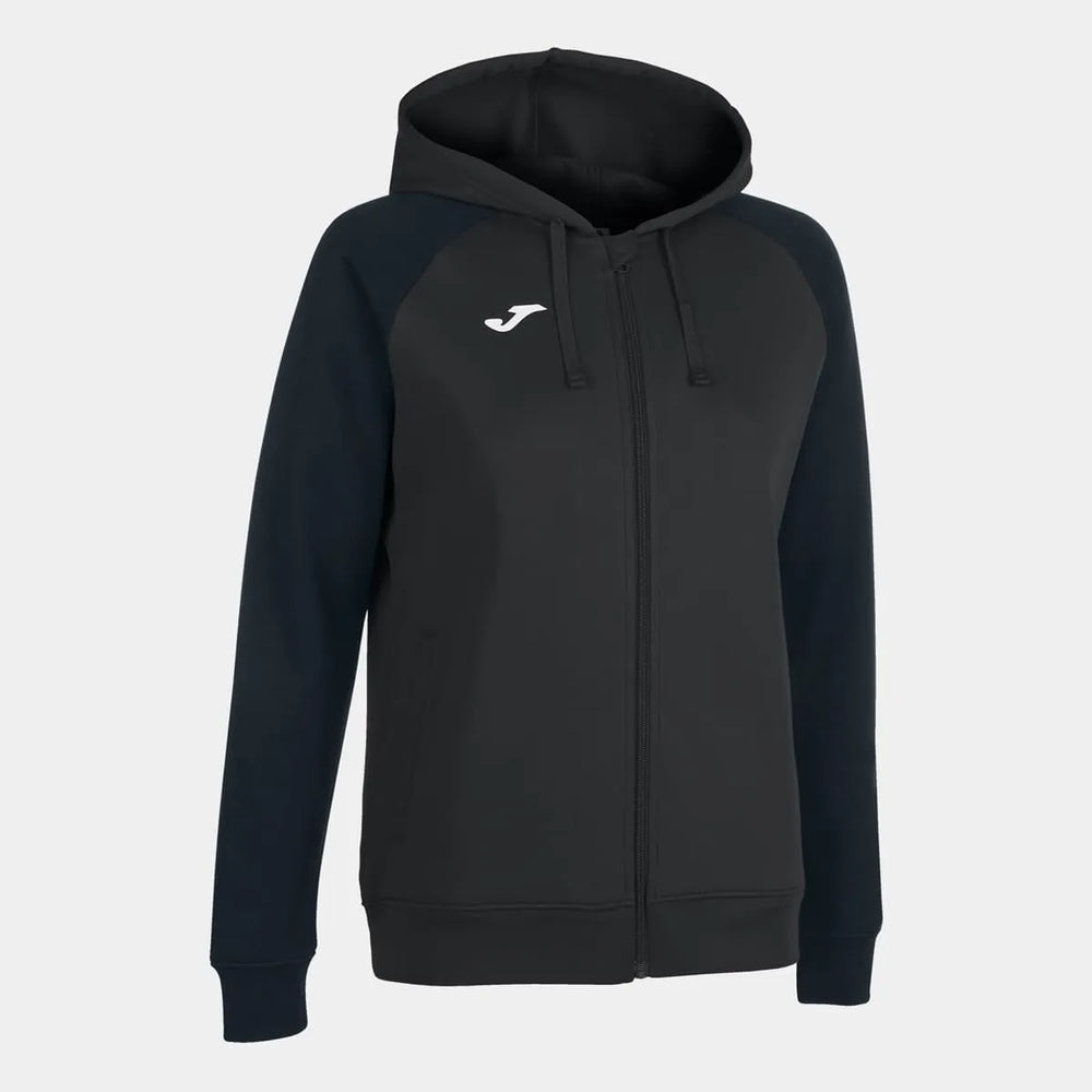Joma Womens Academy IV Zip-Up Hoodie - Anthracite/Black | Allens Of Kingsbury