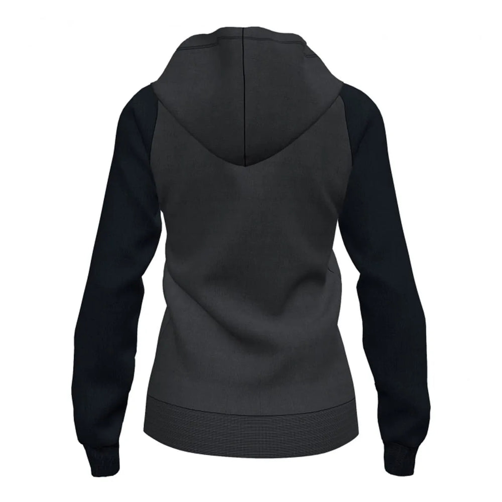 Joma Womens Academy IV Zip-Up Hoodie - Anthracite/Black | Allens Of Kingsbury