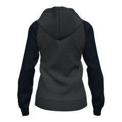 Joma Womens Academy IV Zip-Up Hoodie - Anthracite/Black | Allens Of Kingsbury