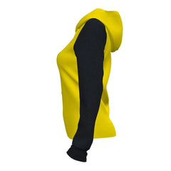 Joma Womens Academy IV Zip-Up Hoodie - Yellow/Black | Allens Of Kingsbury