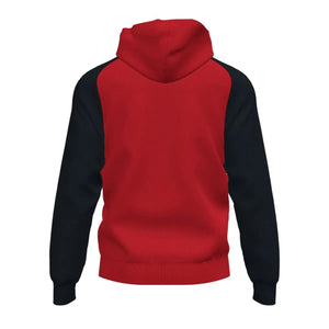 Joma Boys Academy IV Hoodie Jacket - Red/Black | Allens Of Kingsbury