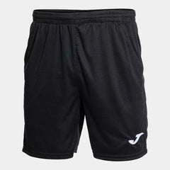 Black Joma Men's Open III Shorts, lightweight athletic shorts with an elastic waistband and sporty design.