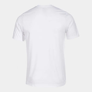 White Joma men's Combi T-shirt, casual short-sleeve cotton tee with Joma branding, suitable for sports and everyday wear.