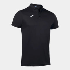 Black Joma men's Hobby Polo shirt, a stylish casual T-shirt and polo combo with a classic fit and breathable fabric.