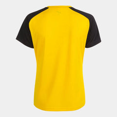 Joma Womens Academy IV T-Shirt - Yellow/Black | Allens Of Kingsbury