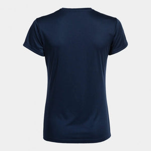 Joma women's dark navy Combi T-shirt, casual short-sleeve top with a comfortable fit, ideal for everyday wear.