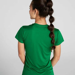 Joma women's green Combi T-shirt, casual short-sleeve top with round neckline, made of soft fabric.