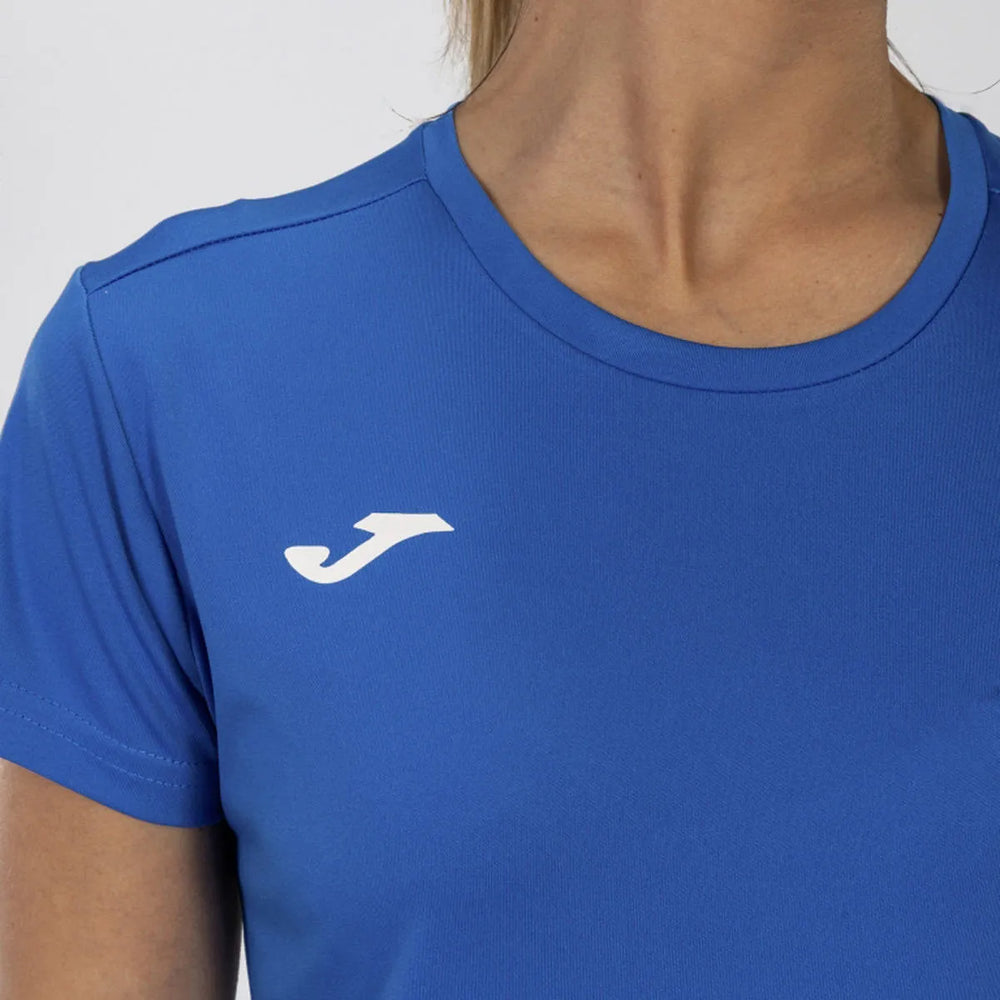 Joma Women's Combi T-Shirt in royal blue, casual short-sleeve T-shirt for women, from the Joma T-shirts & Polos collection.