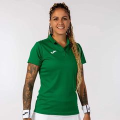 Joma Womens Hobby Polo Shirt - Green | Allens Of Kingsbury