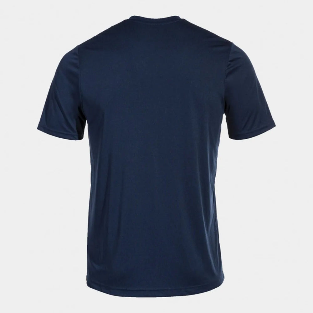 Joma boys' dark navy combi T-shirt, casual short-sleeve design, made for comfortable everyday wear.