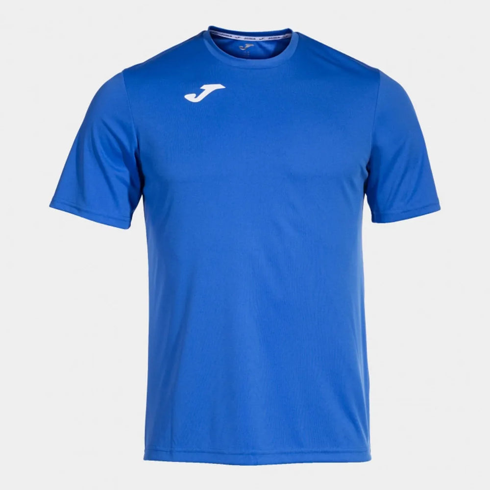 Joma boys' royal Combi T-shirt with short sleeves and crew neck, made from soft fabric, perfect for casual wear.