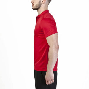 Joma Boys Hobby Polo Shirt - Red | Allens Of Kingsbury
