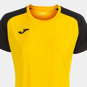 Joma Girls Academy IV T-Shirt - Yellow/Black | Allens Of Kingsbury