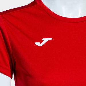 Joma Girls Combi T-Shirt - Red | Allens Of Kingsbury